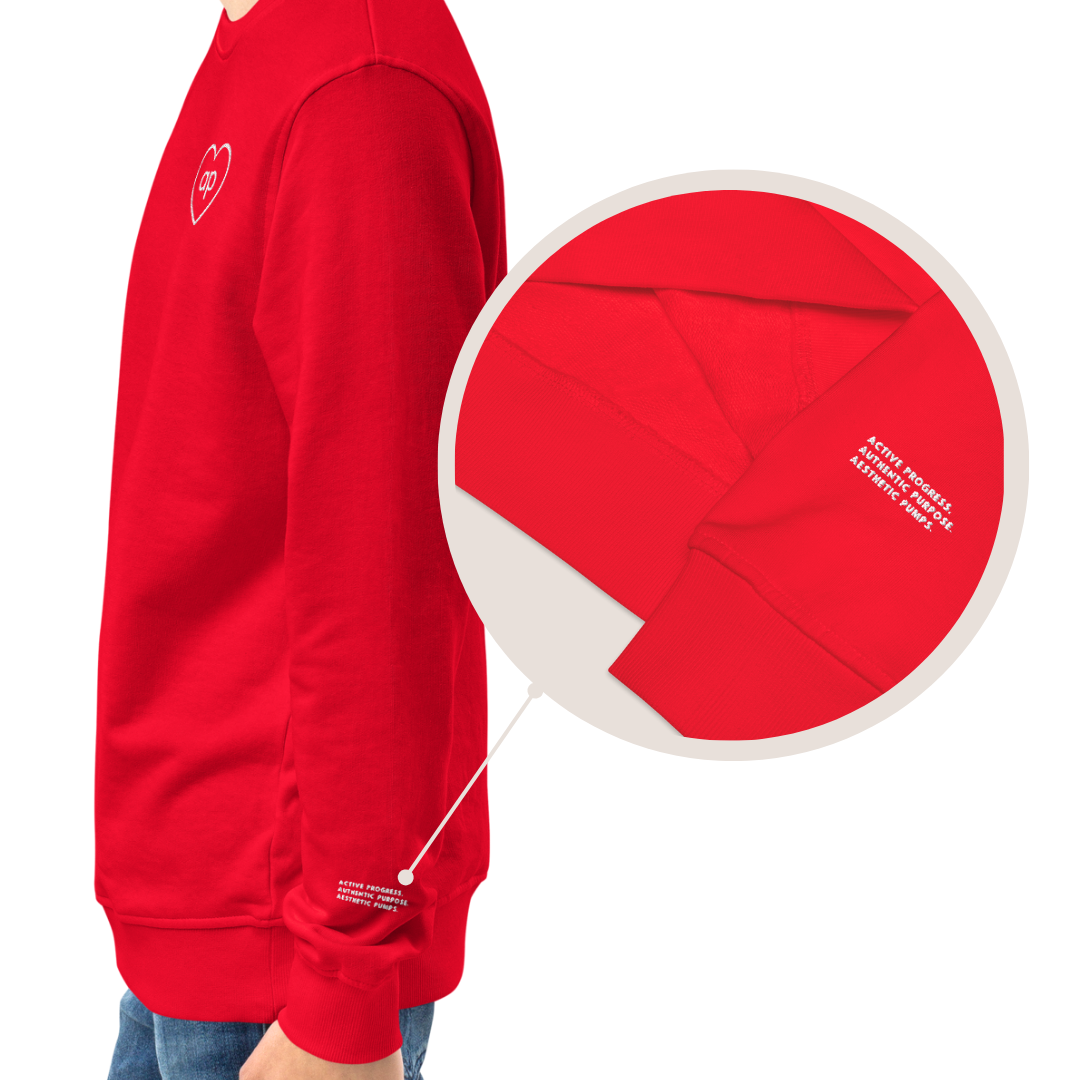 AP Heart Embroidered Pullover