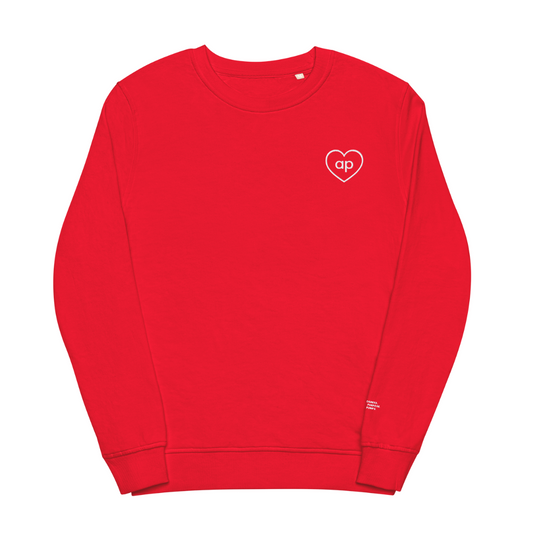 AP Heart Embroidered Pullover